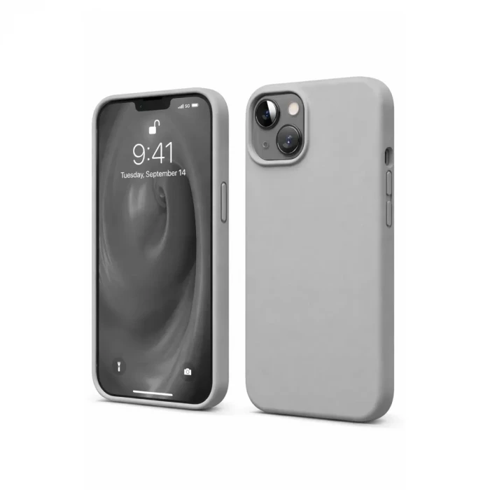 Newface Apple iPhone 14 Kılıf First Silikon - Gri