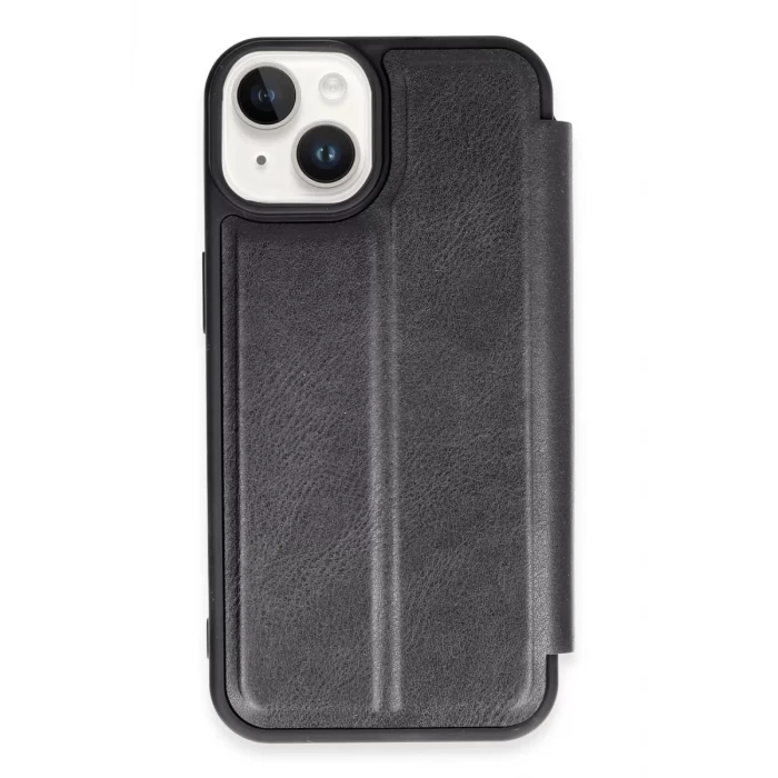 Newface Apple iPhone 14 Kılıf Flip Cover - Siyah