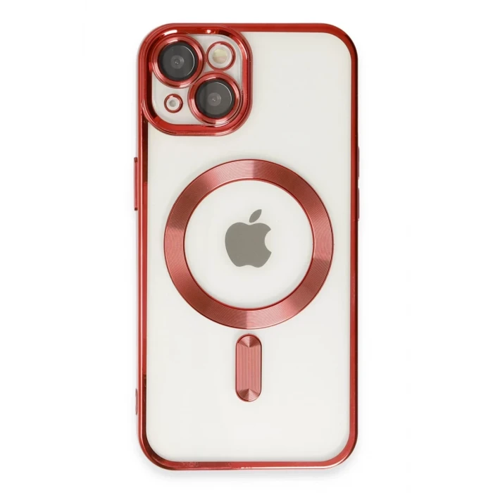 Newface Apple iPhone 14 Kılıf Kross Magneticsafe Kapak - Kırmızı
