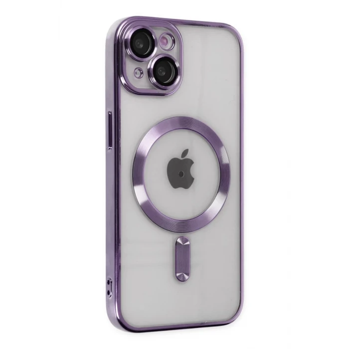 Newface Apple iPhone 14 Kılıf Kross Magneticsafe Kapak - Mor