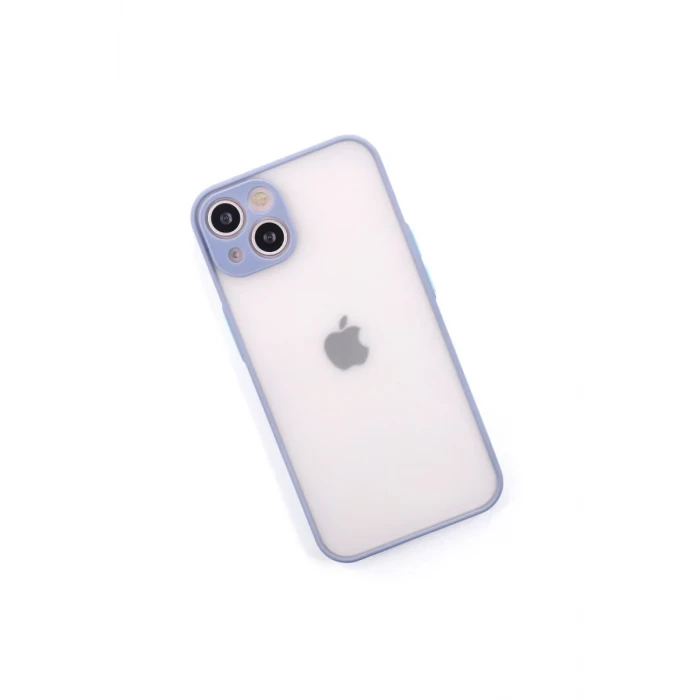 Newface Apple iPhone 14 Kılıf Montreal Silikon Kapak - Gri