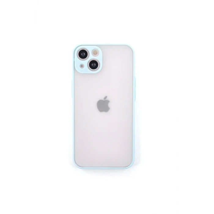 Newface Apple iPhone 14 Kılıf Montreal Silikon Kapak - Turkuaz