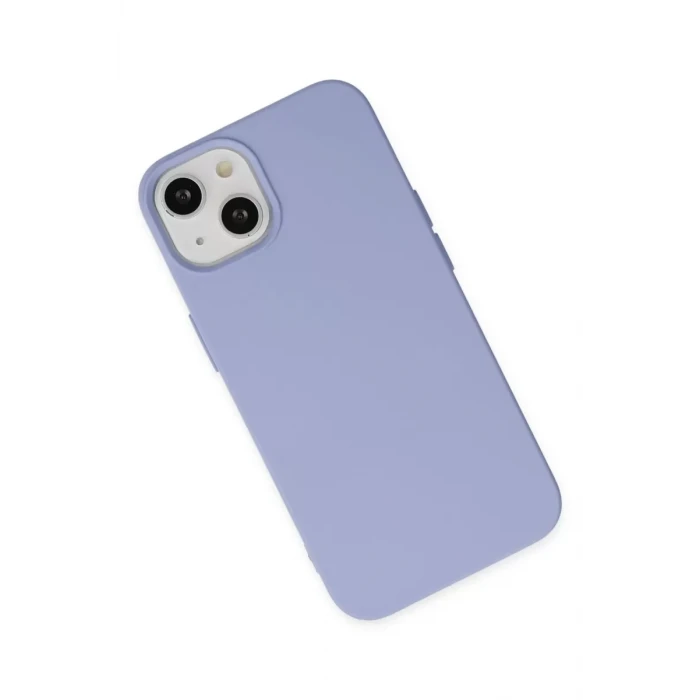 Newface Apple iPhone 14 Kılıf Nano içi Kadife Silikon - Lila