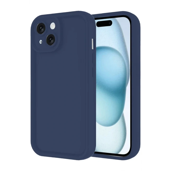 Newface Apple iPhone 14 Kılıf Viera Silikon - Lacivert