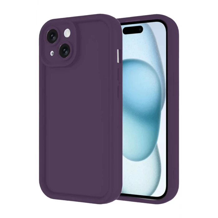 Newface Apple iPhone 14 Kılıf Viera Silikon - Mor