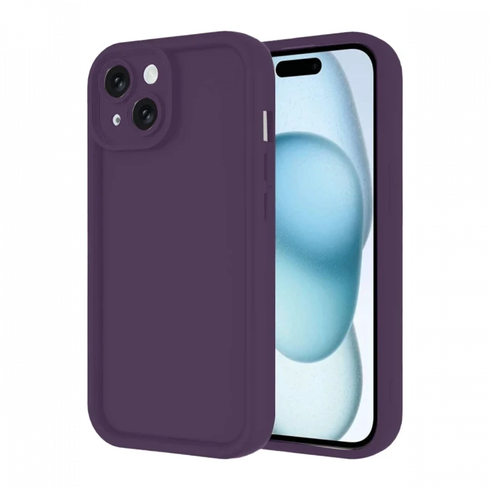Newface Apple iPhone 14 Kılıf Viera Silikon - Mor