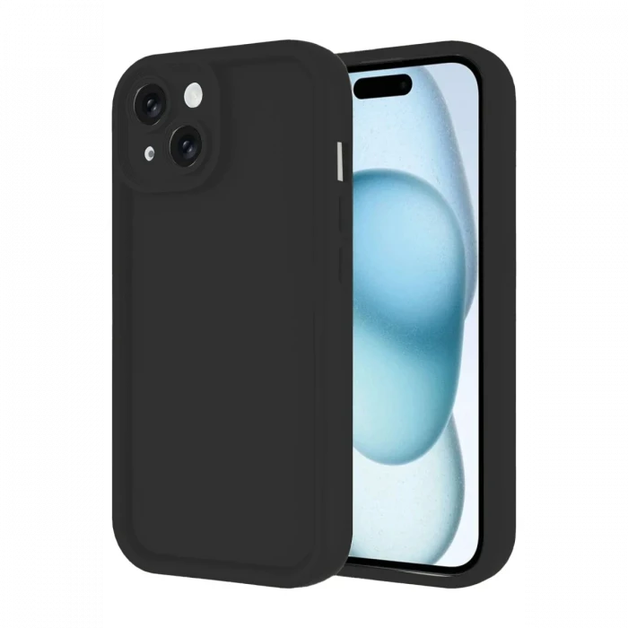 Newface Apple iPhone 14 Kılıf Viera Silikon - Siyah