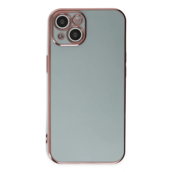 Newface Apple iPhone 14 Kılıf Volet Silikon - Açık Yeşil