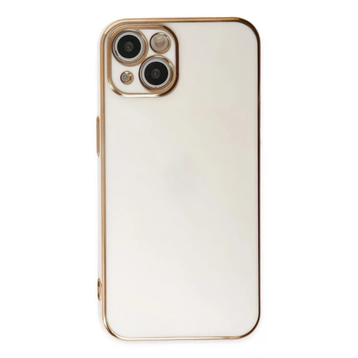 Newface Apple iPhone 14 Kılıf Volet Silikon - Beyaz