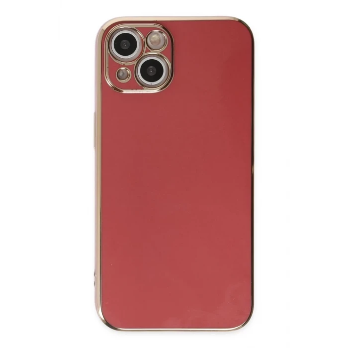 Newface Apple iPhone 14 Kılıf Volet Silikon - Kırmızı
