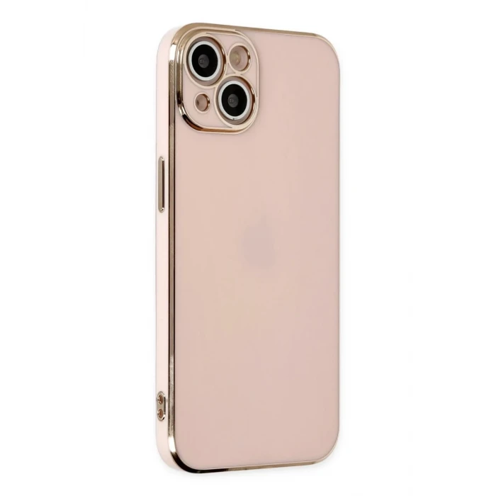 Newface Apple iPhone 14 Kılıf Volet Silikon - Pembe