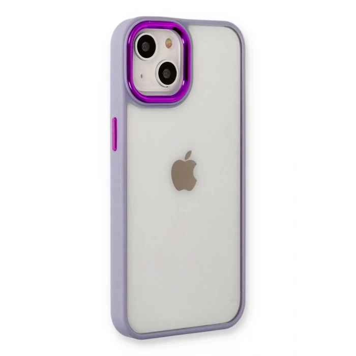 Newface Apple iPhone 14 Plus Kılıf Dora Kapak - Lila