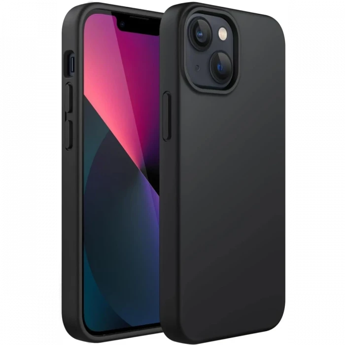 Newface Apple iPhone 14 Plus Kılıf First Silikon - Siyah