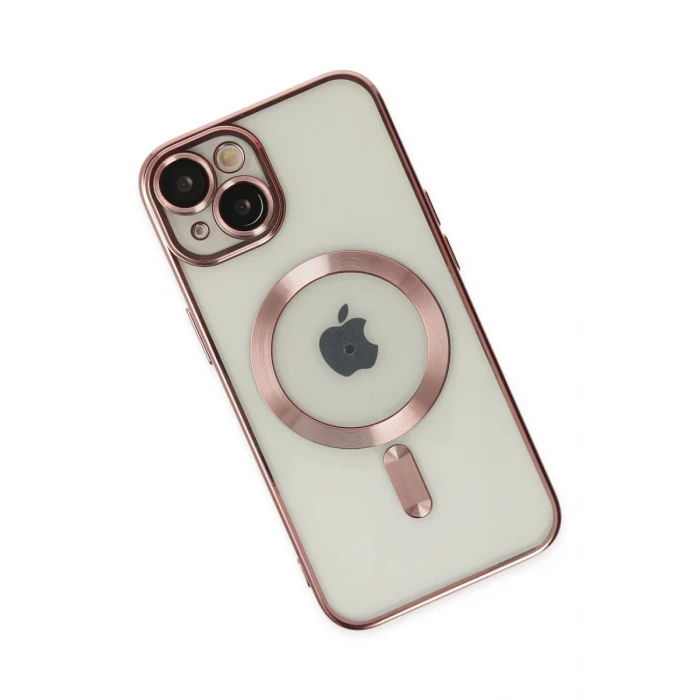 Newface Apple iPhone 14 Plus Kılıf Kross Magneticsafe Kapak - Rose