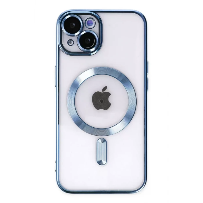 Newface Apple iPhone 14 Plus Kılıf Kross Magneticsafe Kapak - Sierra Blue