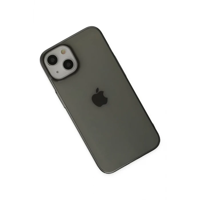 Newface Apple iPhone 14 Plus Kılıf Pc Sert Şeffaf Kapak - Siyah