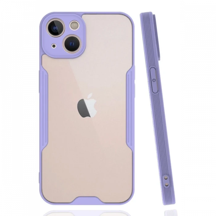 Newface Apple iPhone 14 Plus Kılıf Platin Silikon - Lila