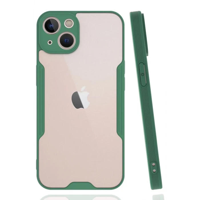 Newface Apple iPhone 14 Plus Kılıf Platin Silikon - Yeşil