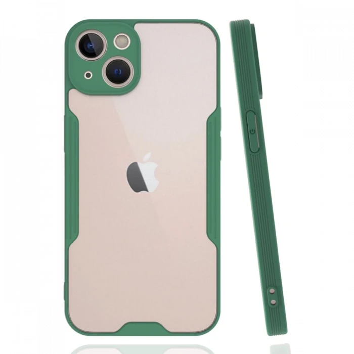 Newface Apple iPhone 14 Plus Kılıf Platin Silikon - Yeşil