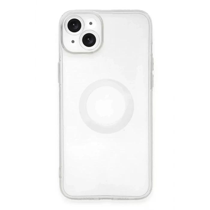 Newface Apple iPhone 14 Plus Kılıf Santa Lens Silikon - Şeffaf