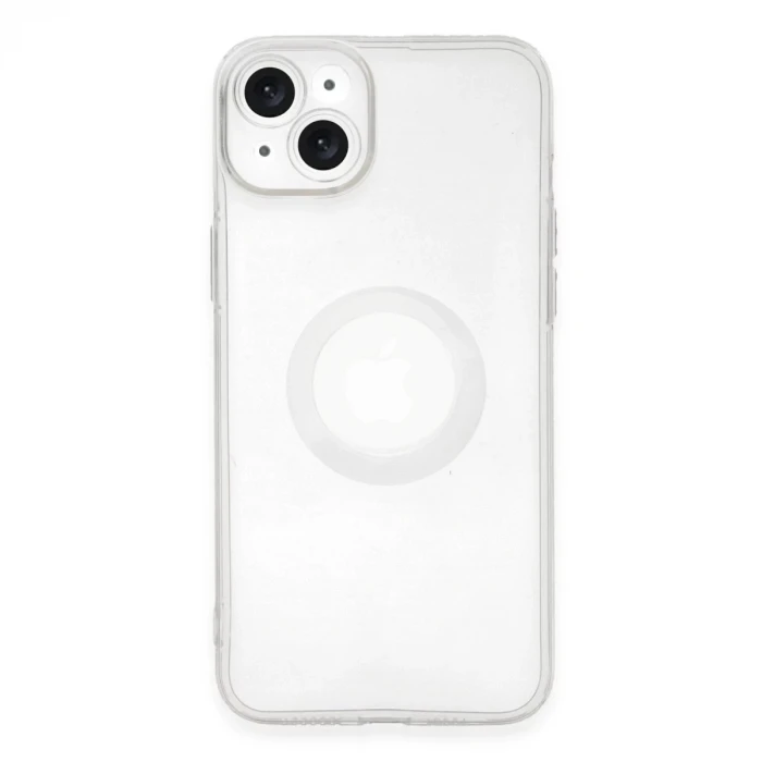 Newface Apple iPhone 14 Plus Kılıf Santa Lens Silikon - Şeffaf