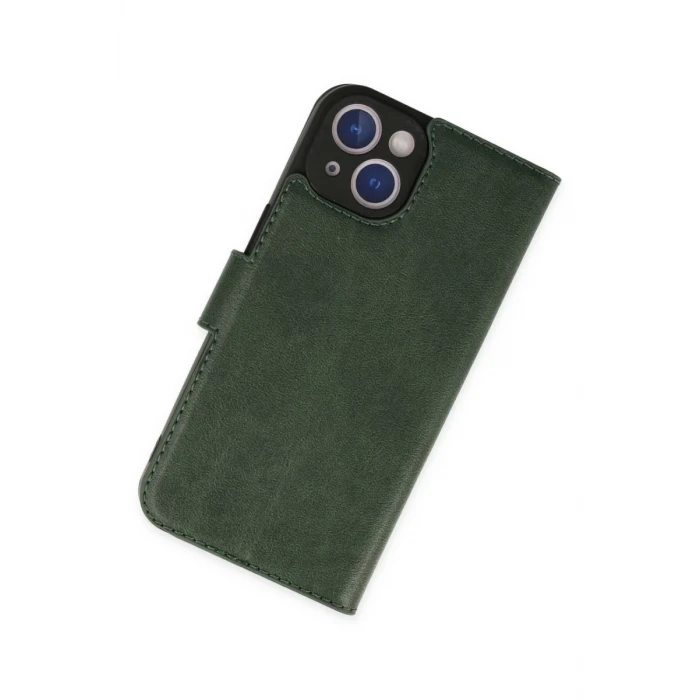 Newface Apple iPhone 14 Plus Kılıf Trend S Plus Kapaklı Kılıf - Yeşil