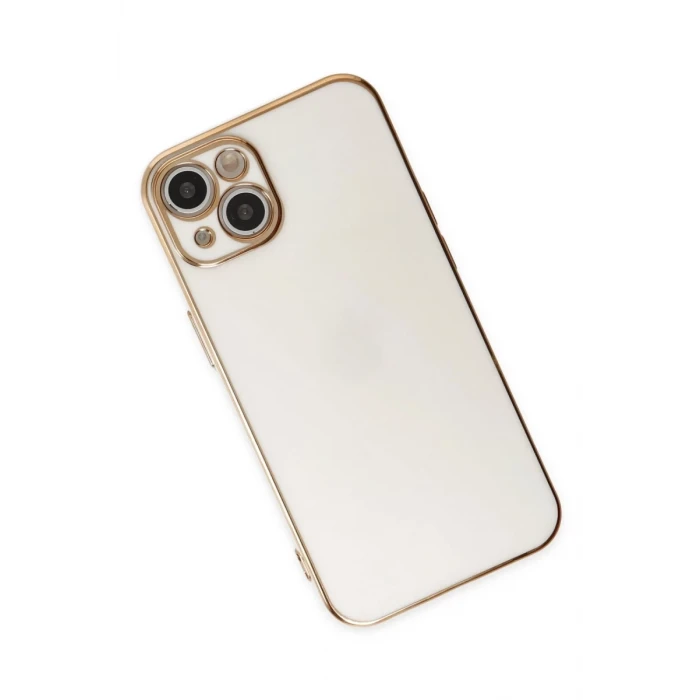 Newface Apple iPhone 14 Plus Kılıf Volet Silikon - Beyaz