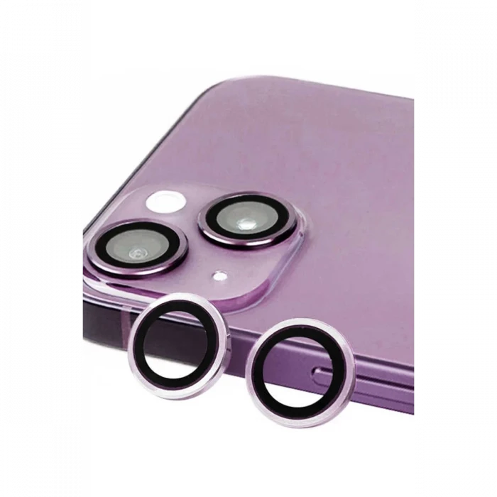 Newface Apple iPhone 14 Plus Raze Metal Kamera Lens - Mor