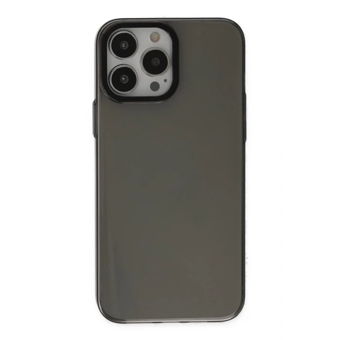 Newface Apple iPhone 14 Pro Kılıf Anka PC Sert Metal Kapak - Siyah