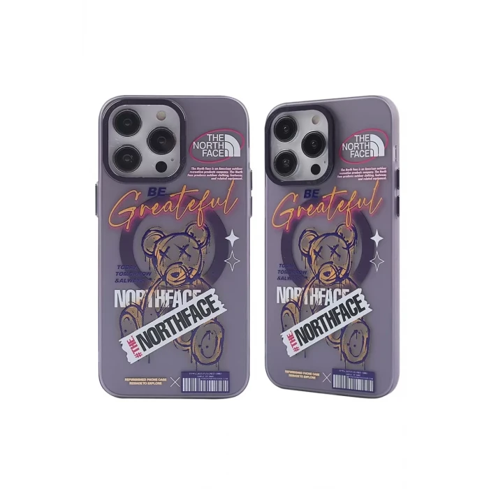 Newface Apple iPhone 14 Pro Kılıf Apollo Magneticsafe Desenli Kapak - Apollo Mor - 2