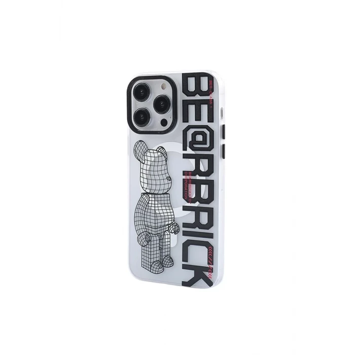 Newface Apple iPhone 14 Pro Kılıf Apollo Magneticsafe Desenli Kapak - Apollo Şeffaf - 1