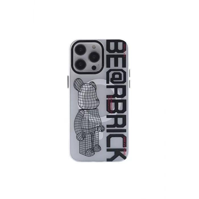 Newface Apple iPhone 14 Pro Kılıf Apollo Magneticsafe Desenli Kapak - Apollo Şeffaf - 1