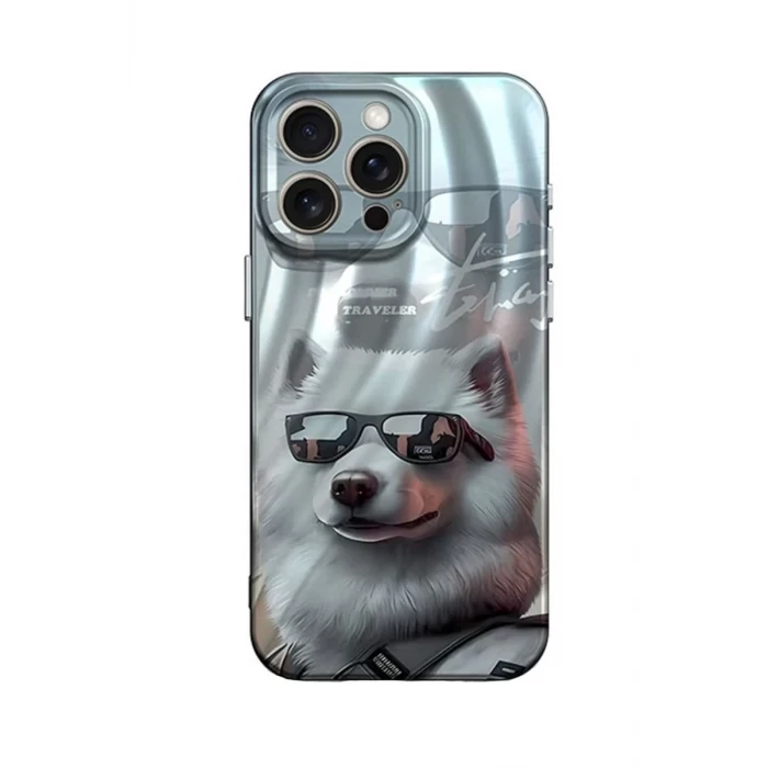 Newface Apple iPhone 14 Pro Kılıf Crew Desenli Kapak - Köpek