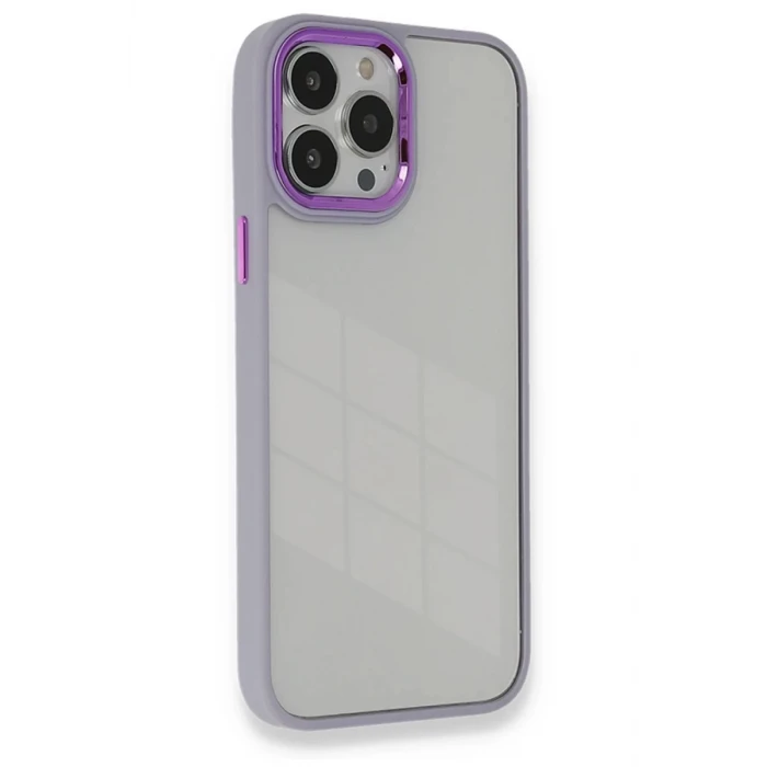Newface Apple iPhone 14 Pro Kılıf Dora Kapak - Lila