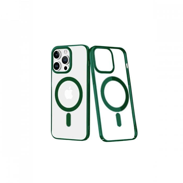 Newface Apple iPhone 14 Pro Kılıf Element Magneticsafe Sert Kapak - Köknar Yeşili