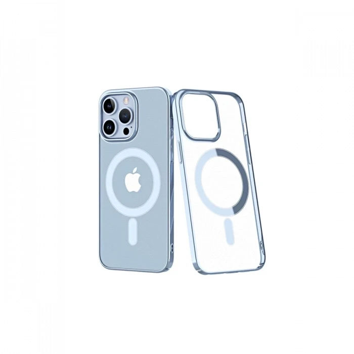 Newface Apple iPhone 14 Pro Kılıf Element Magneticsafe Sert Kapak - Sierra Blue