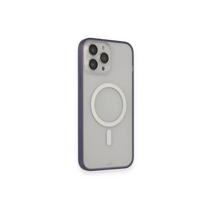 Newface Apple iPhone 14 Pro Kılıf Grand Magneticsafe Kapak - Mor