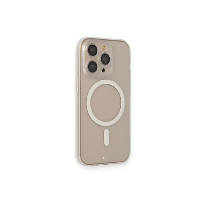 Newface Apple iPhone 14 Pro Kılıf Grand Magneticsafe Kapak - Şeffaf