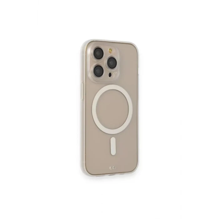 Newface Apple iPhone 14 Pro Kılıf Grand Magneticsafe Kapak - Şeffaf