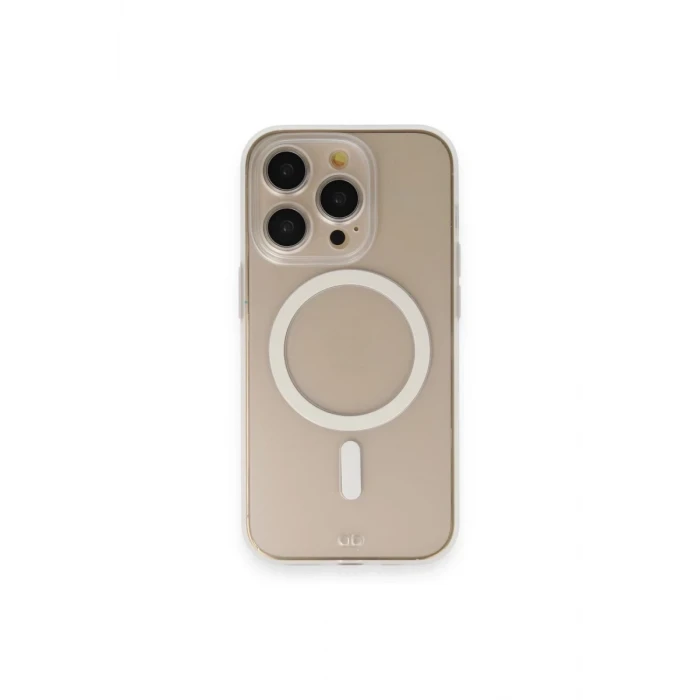 Newface Apple iPhone 14 Pro Kılıf Grand Magneticsafe Kapak - Şeffaf