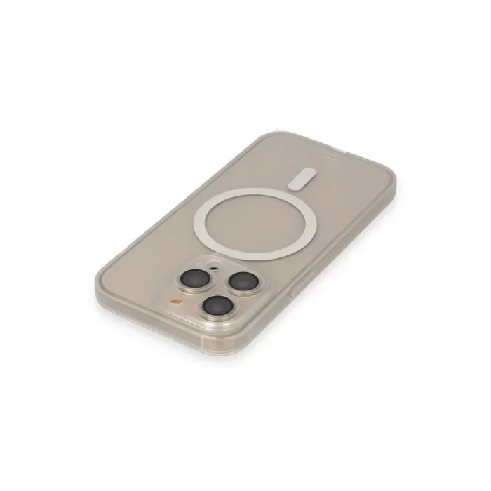 Newface Apple iPhone 14 Pro Kılıf Grand Magneticsafe Kapak - Şeffaf