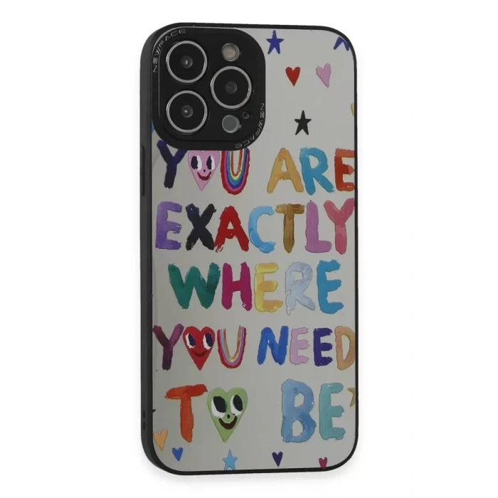 Newface Apple iPhone 14 Pro Kılıf Mirror Desenli Kapak - Mirror - 10
