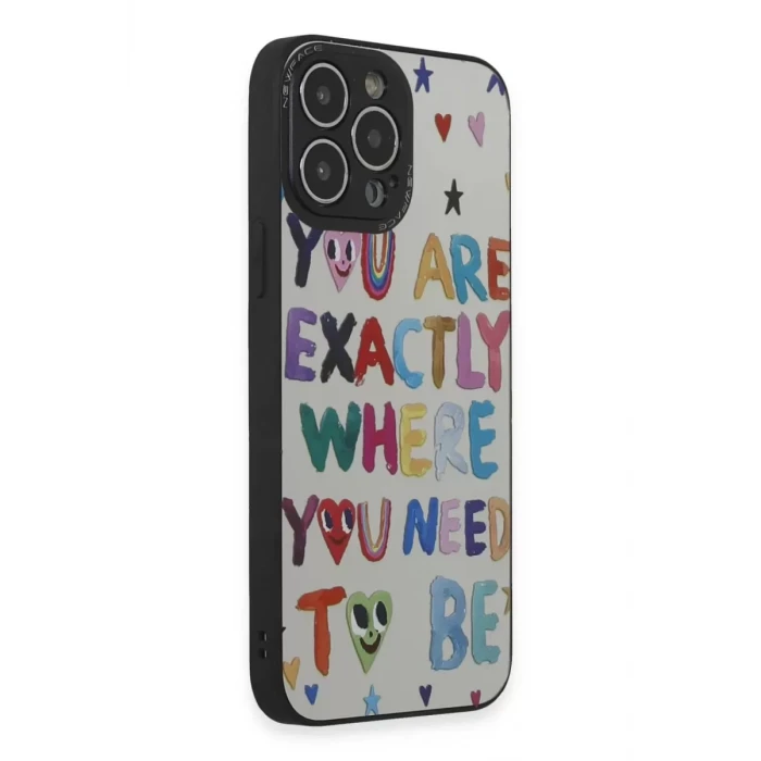 Newface Apple iPhone 14 Pro Kılıf Mirror Desenli Kapak - Mirror - 10