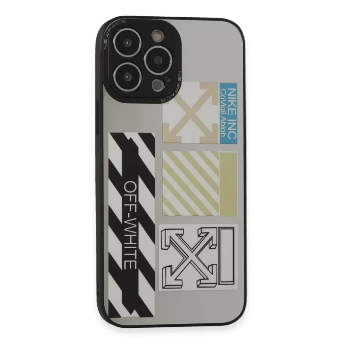 Newface Apple iPhone 14 Pro Kılıf Mirror Desenli Kapak - Mirror - 6
