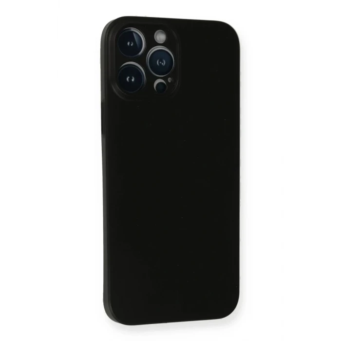 Newface Apple iPhone 14 Pro Kılıf PP Ultra İnce Kapak - Siyah