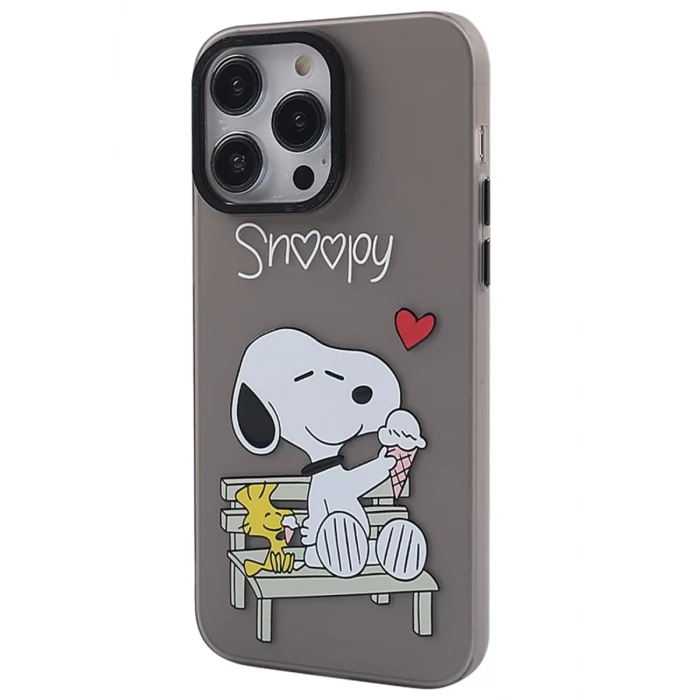 Newface Apple iPhone 14 Pro Kılıf Prada Desenli Kapak - Prada Siyah - 2