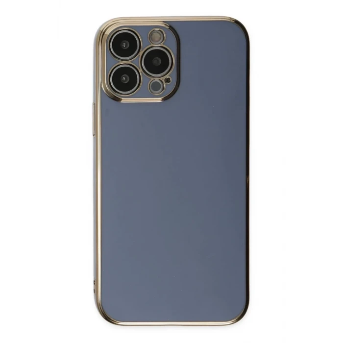 Newface Apple iPhone 14 Pro Kılıf Volet Silikon - Mavi