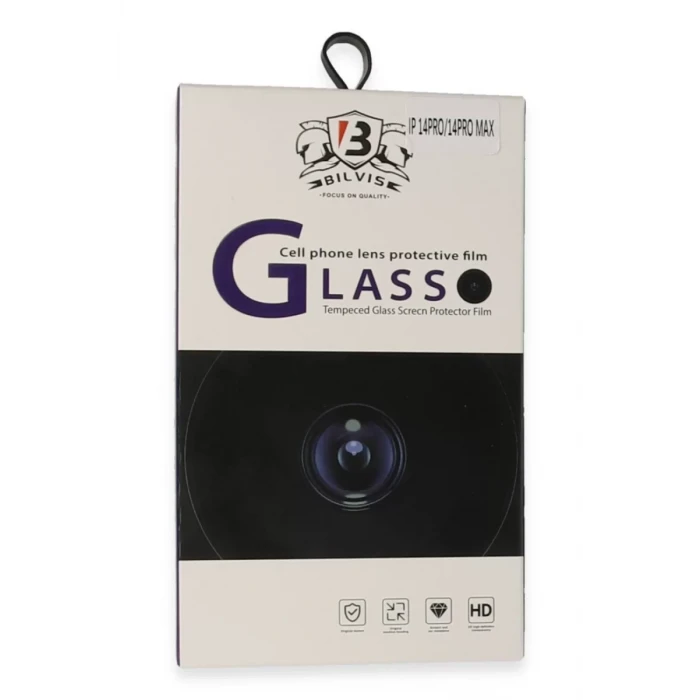 Newface Apple iPhone 14 Pro Max Bilvis Titan Kamera Lens - Siyah