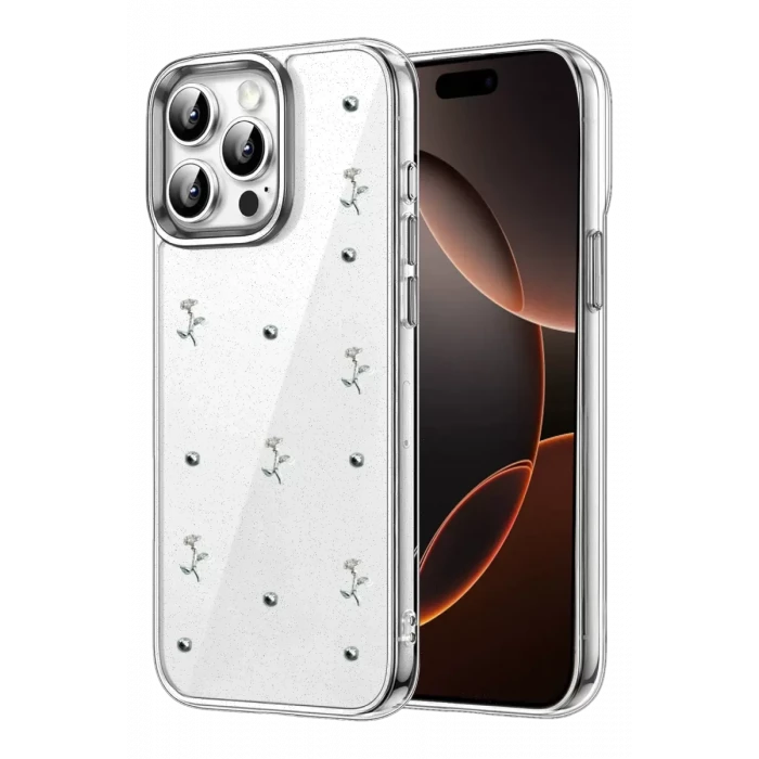 Newface Apple iPhone 14 Pro Max Fiyonk Desenli Kapak - Desen 4