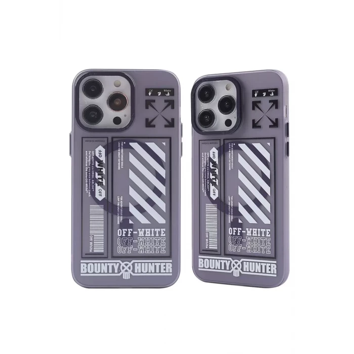 Newface Apple iPhone 14 Pro Max Kılıf Apollo Magneticsafe Desenli Kapak - Apollo Mor - 1
